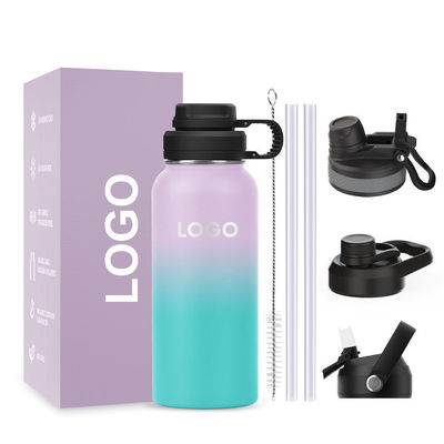 Viajes al aire libre Oportunidad de campamento 32 oz botella de agua de acero inoxidable con aislamiento