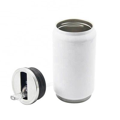 Estilo americano 350ml 500ml de acero inoxidable de soda puede Custom Tumbler con Coca-Cola de paja puede