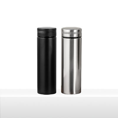 Tomadores aislados de acero inoxidable Taza de café Bebidas inteligentes con temperatura digital