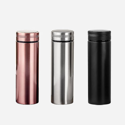 Tomadores aislados de acero inoxidable Taza de café Bebidas inteligentes con temperatura digital