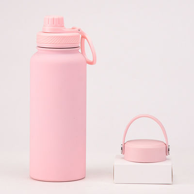 Botellas de vacío 1 litro Taza de café con tapa Bicicleta deportiva Botella de agua para el rendimiento