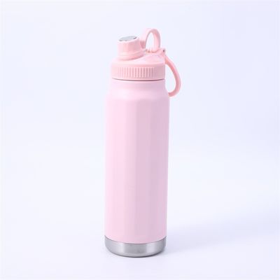 Flasca de vacío de acero inoxidable de tipo metálico Flasca térmica deportiva aislada botella de agua de 32 oz
