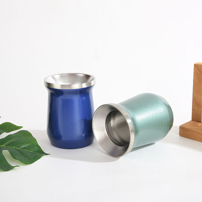 Taza de acero inoxidable aislada directamente botella portátil de jugo de café a prueba de fugas