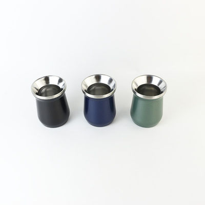 Tazas de té sostenibles 8oz Tazas de época con estilo de pared de acero inoxidable Vacuum Tumbler