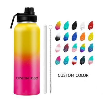 Logotipo personalizado botella de agua de espacio aislada de 22 oz para hervir agua en acero inoxidable
