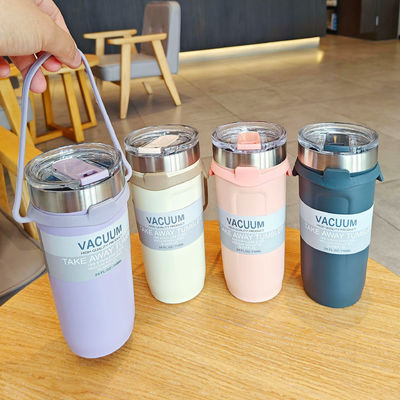Todo en uno 710ML doble pared logotipo personalizado tumbler de café perfecto para su negocio