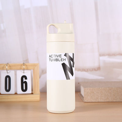 304 de acero inoxidable dentro de la botella de agua de vacío con diseño de dibujos animados y mango
