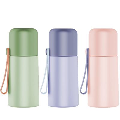 Botella de agua aislada de acero inoxidable 304 portátil para estilo de vida activo