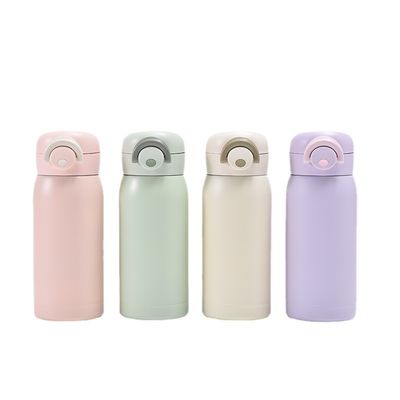 Botella de agua de termoso de acero inoxidable 304 Cuatro colores Botellas de rebote para niños 200ML/350ML