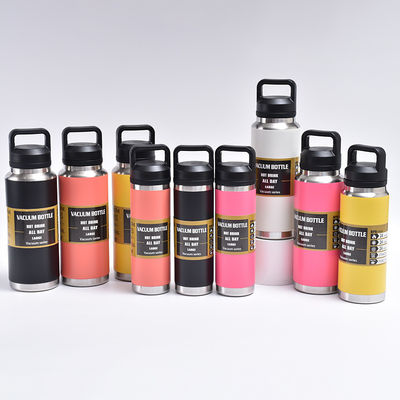 600ml/800ml/1100ml Botellas de agua aisladas de acero inoxidable para todas las personas aplicables