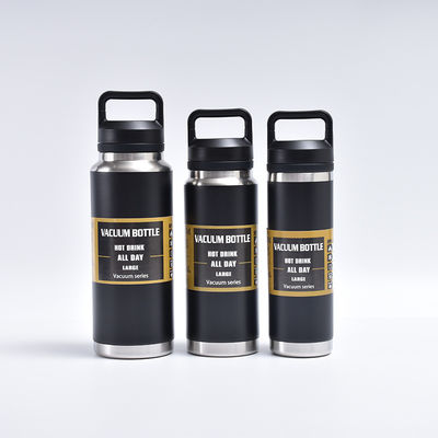 Logotipo personalizado Botella de agua de acero inoxidable 304 1000ml para actividades al aire libre