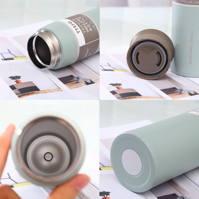Color personalizado para estudiantes 500ml Botella de agua aislada de acero inoxidable para viajar