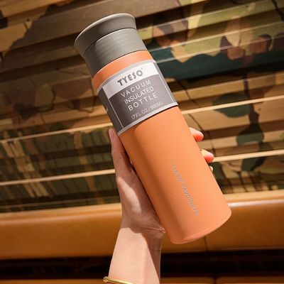 Botella de agua de vacío de acero inoxidable aislada de 350 ml y 500 ml para la taza de oficina