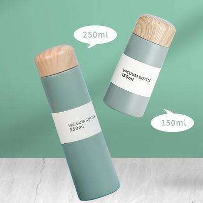 Mini 150ml 250ml Botella de agua aislada al vacío para todas las edades Acero inoxidable portátil