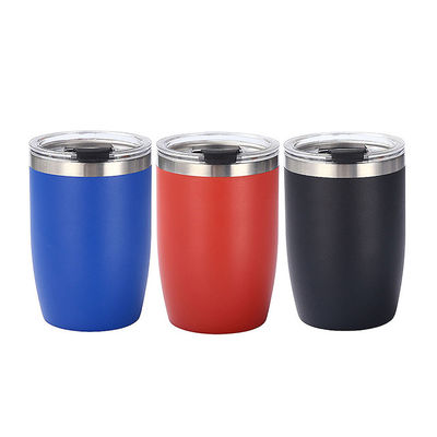 Vacuo aislado 12 oz Bpa Bebida Tumbler Taza de café de doble pared de acero inoxidable prueba de derrames Taza de viaje