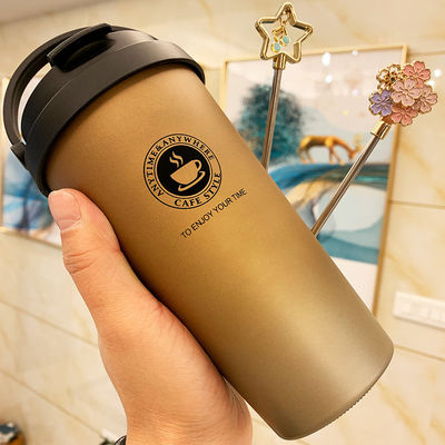 500 ml de inoxidable tumbler de acero de aislamiento taza botella de taza de café en estilo de diseño clásico