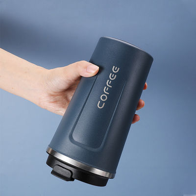 Impresión de logotipo personalizado Taza aislada al vacío con tapa para botella de agua de acero inoxidable