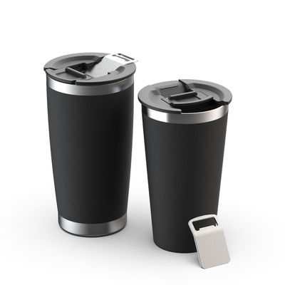 304 de acero inoxidable Taza de viaje de café aislada botella de bebida de oficina botella de tumbler 600ml