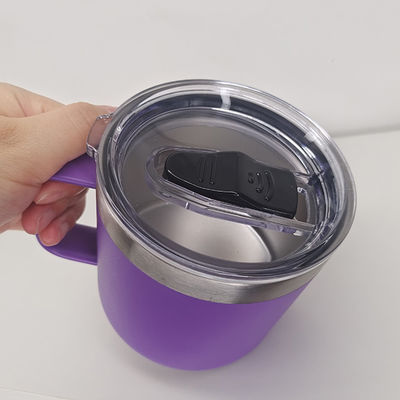 14 oz de doble aislamiento de acero inoxidable Taza de viaje personalizada para todo el día bebidas calientes o frías