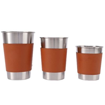 Mejora tus elementos esenciales de campamento con este tumbler de acero inoxidable de 170ML / 330ML / 500ML