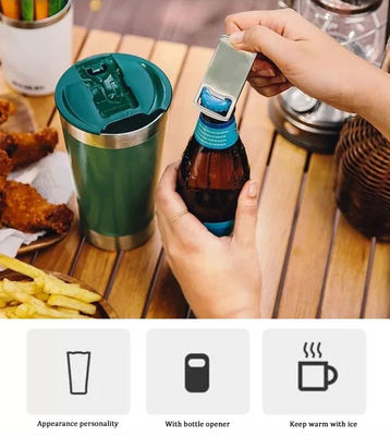 Taza de café de acero inoxidable personalizada Taza de viaje aislada con diseño duradero
