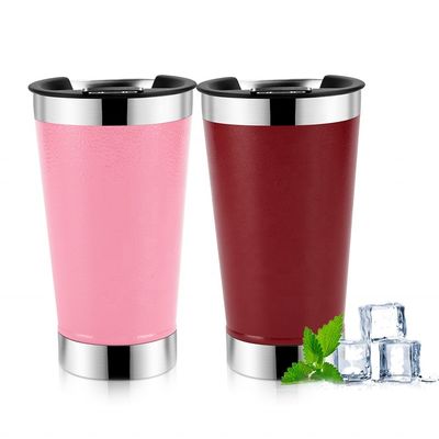 Botellas de vacío duraderas en el viaje Taza de café 20 oz de acero inoxidable delgado tumbler recto