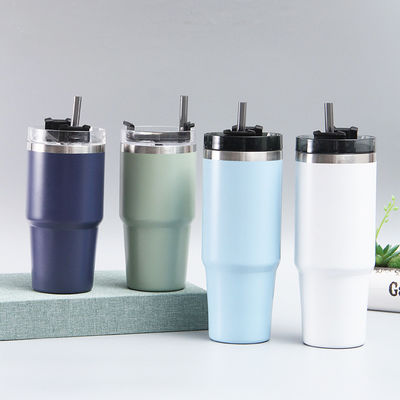 Taza de viaje personalizada y natural saludable de acero inoxidable aspirador de café con paja