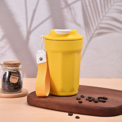 Tumbler de acero inoxidable sostenible 420ml Tazas de viaje con tapa Taza de agua Tazas personalizadas