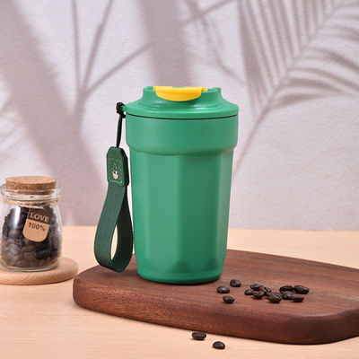 Tumbler de acero inoxidable sostenible 420ml Tazas de viaje con tapa Taza de agua Tazas personalizadas