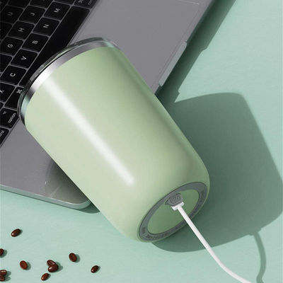 No más derrames 350ml de acero inoxidable Taza de café de viaje con mezcla magnética automática