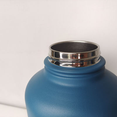 Botella de agua para viajes al aire libre con frasco aislado al vacío de acero inoxidable libre de 2023 Bpa
