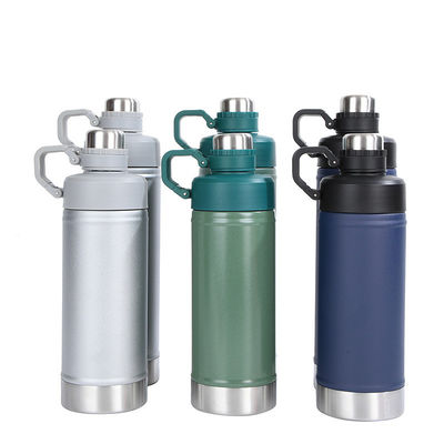 Botella de agua aislada al vacío de acero inoxidable Flasco térmico para entusiastas del aire libre