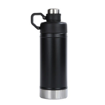 Flascos de vacío de acero inoxidable de 25 oz de color gris sustentable Termósidos Botella de agua aislada