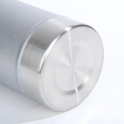 Flascos de vacío de acero inoxidable de 25 oz de color gris sustentable Termósidos Botella de agua aislada