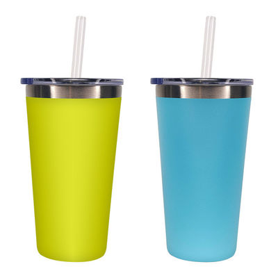 Aislamiento térmico 500ml 16oz de acero inoxidable Taza de viaje Botella de tumbler de metal para todos