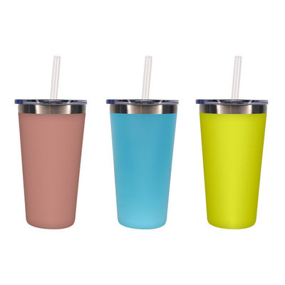 Aislamiento térmico 500ml 16oz de acero inoxidable Taza de viaje Botella de tumbler de metal para todos