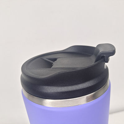 304 de acero inoxidable en polvo con recubrimiento de tumbler de doble pared, taza de café aislada para viajes