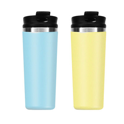304 de acero inoxidable en polvo con recubrimiento de tumbler de doble pared, taza de café aislada para viajes