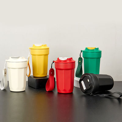 304 de acero inoxidable a prueba de fugas al aire libre Bicicleta Viajes Taza de café con cuerda para viajes