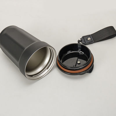 Taza de café de acero inoxidable 304 aislada al vacío 420 ml en forma de diamante octogonal con empuñadura