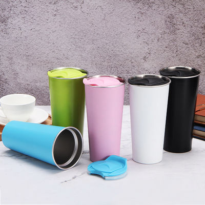 Tazas de café para viajes Tazas de tumbler personalizadas con logotipo de 304 de acero inoxidable en el interior