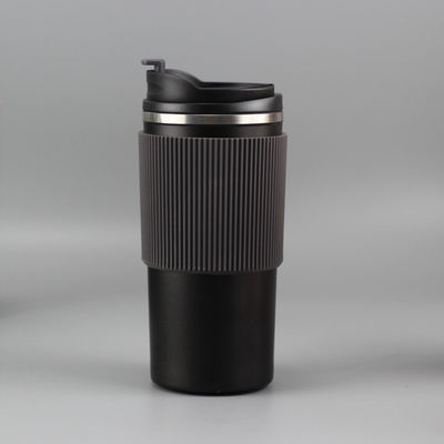 Taza de café aislada de acero inoxidable de 450 ml con tapa para mantener las bebidas calientes y frías