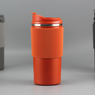 Taza de café aislada de acero inoxidable de 450 ml con tapa para mantener las bebidas calientes y frías