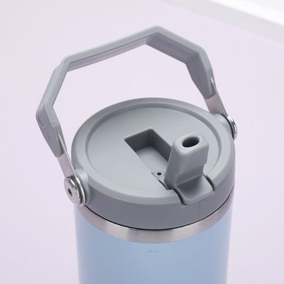 Logotipo de color personalizado 20Oz 30Oz Sublimación de pared doble Tumblers aislados portátiles de viaje Coche Taza de café con mango