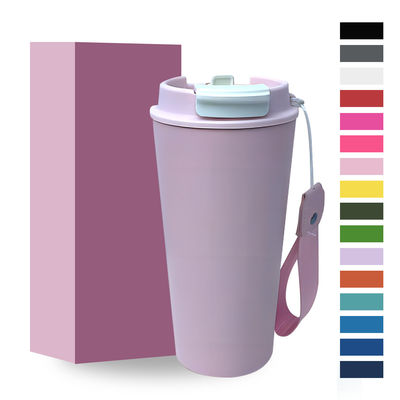 2023 Taza de café aislada de acero inoxidable con logotipo personalizado y material ecológico