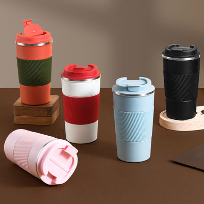304 Copo de café aislado de acero inoxidable buen efecto aislante 380ml/510ml Capacidad