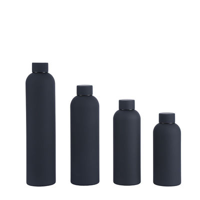 Botella de agua deportiva de acero inoxidable de 750 ml de pared doble boca pequeña para agua caliente libre de BPA