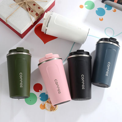 Tazas de café térmicas aisladas Logotipo personalizado 13 oz 17 oz Tumbler de acero inoxidable para viajes