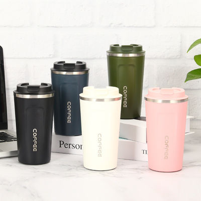 380 ml 510 ml Eco-amigable Flasca de agua de vacío aislada reutilizable con función de tumbler