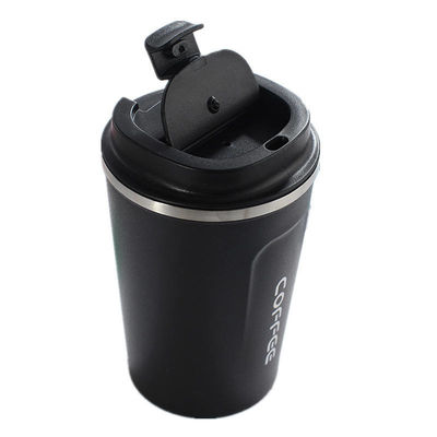 LID 12/17 oz de doble pared 18/8 térmico de café vacío aislado de viaje de acero inoxidable taza de café